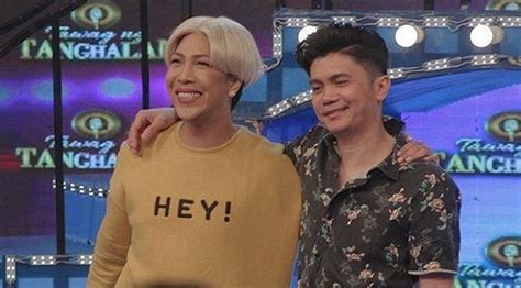 VICE GANDA AND VHONG NAVARRO MOMENTS .